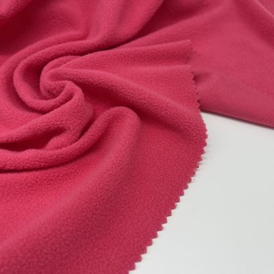Plain Printed Micro Polar Non Pill Fleece Fabric Medium Thickness