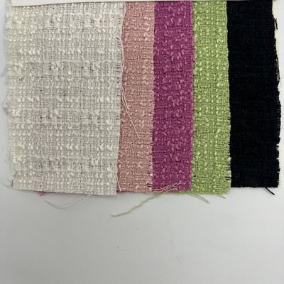 Medium Thickness Vintage Tweed Woven Fabric  100%Polyester 150cm 384gsm S08-053