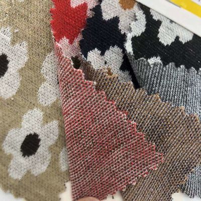 Assorted Knitting Jacquard Fabric Medium 97% Polyestern 3% Spandex 165CM F01-JY15366