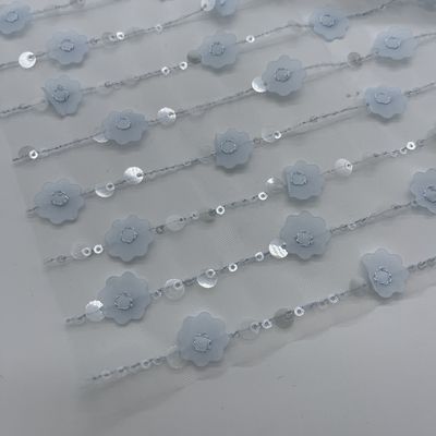 Garment Lightweight Glitter Embroidery Fabric M13-027
