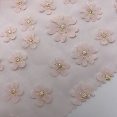 Printed Fashionable Embroidery Cotton Cloth For Garment M04-030
