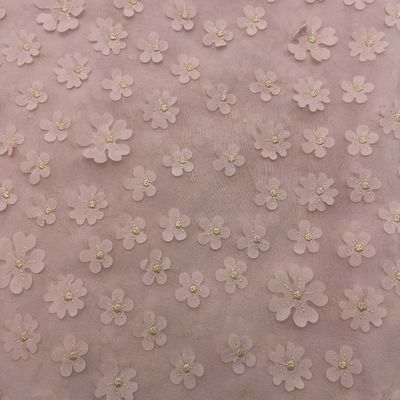 Printed Fashionable Embroidery Cotton Cloth For Garment M04-030