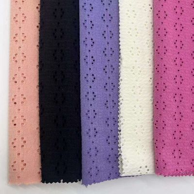 Knitting Jaquard Sports Jersey Fabric Customized Medium Width F02-026