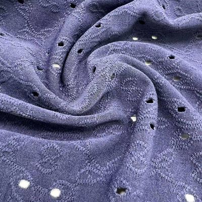 Garment Stock Sports Jersey Fabric Knitting Jaquard Fabric F02-035