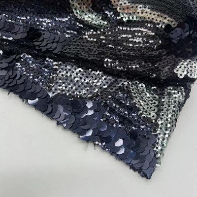 Heavyweight Sequins Embroidery Cloth 100% Polyester Used For Sequin Skirts