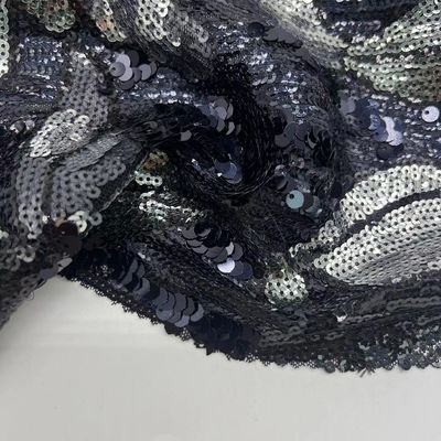 Heavyweight Sequins Embroidery Cloth 100% Polyester Used For Sequin Skirts