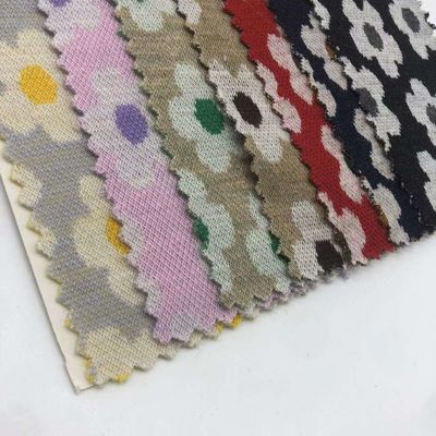 Assorted Knitting Jacquard Fabric Medium 97% Polyestern 3% Spandex 165CM F01-JY15366