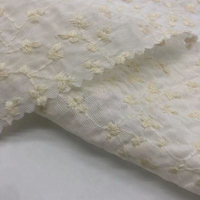 Cotton Printed Embroidery Fabric  For Garment M04-LK017