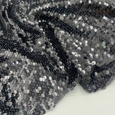 Eco Friendly Sequins Embroidered Fabric M05-017
