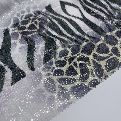 Sequins Sparkling Glitter Vinyl Fabric For Embroidery M13-011